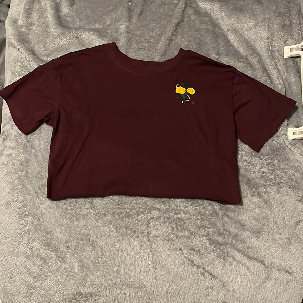 Empyre , crop top , color maroon , size S